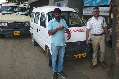 Bengaluru ambulance driver loses license for using vehicle as cab