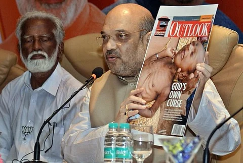 Amit Shah’s defence of Modi’s Somalia-Kerala remark ends up embarrassing Outlook magazine