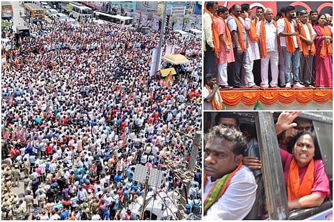 Prominent BJP leaders, including Yeddyurappa, detained for holding protest in Mangaluru