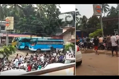 Kerala Floods: This queue is not for liquor but to buy petrol