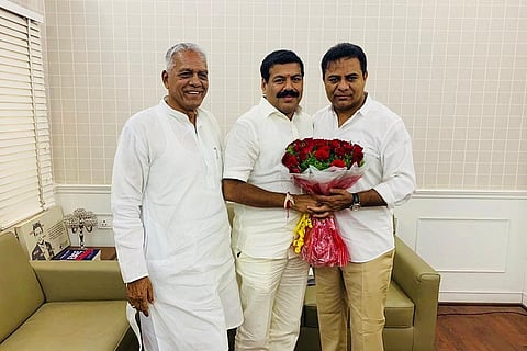 TRS count in Telangana Assembly hits 100 as 9th Congress MLA defects to ruling party