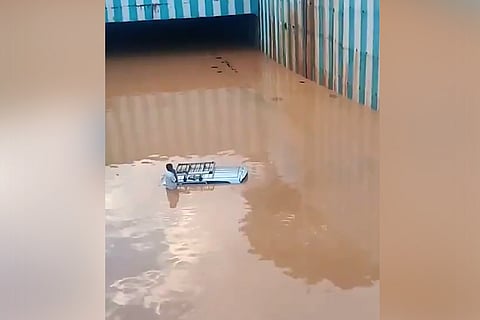 Car submerged in Kodigehalli underpass