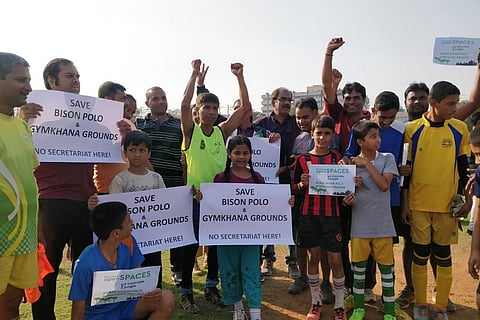 'Centre should revoke approval': Citizens protest new Telangana Secretariat plan