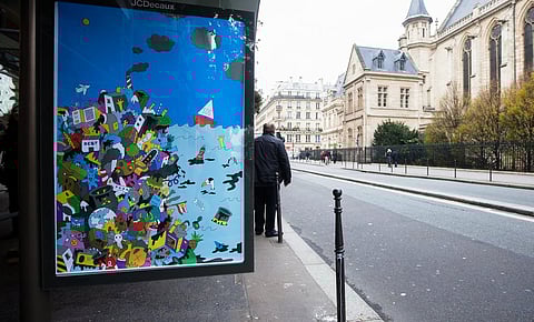 Why artists installed 600 fake advertisements at COP21