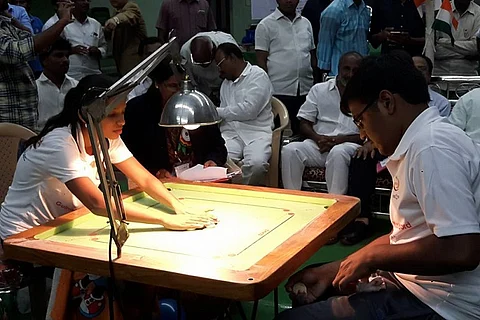 Two youngsters create Guinness World Record for ‘Longest Marathon Carrom Playing’ in AP