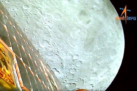 Chandrayaan-3’s onboard cameras have already sent back images of the Moon from orbit.