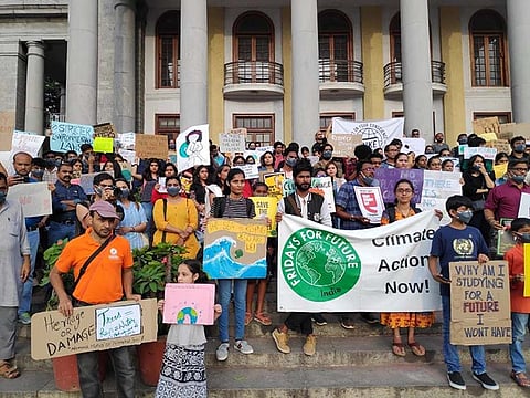 ‘We want Climate Justice now’: Hundreds turn up in Bengaluru to support global rally