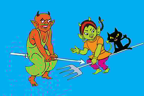 Mayavi comics fans relax! Dingini is in, but Luttappi isn't going anywhere