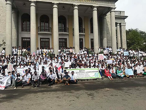 Medical services in Bengaluru hit as doctors join strike for safer working environment