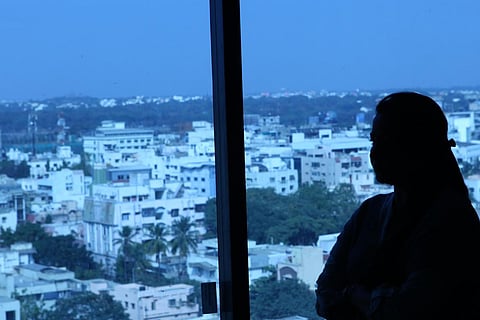 Silhoutte of a woman