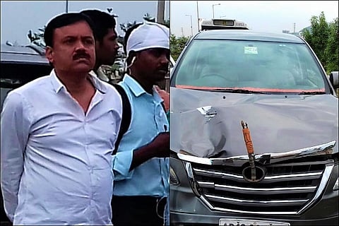 BJP MP GVL Narasimha Rao's car hits two women in Andhra, one dead