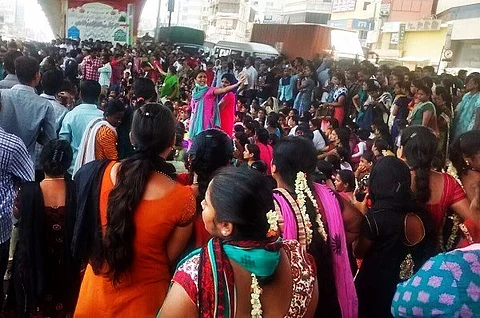 Monday blues: Why thousands of garment factory workers blocked a major Bengaluru road