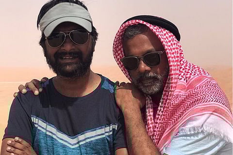 The scorching heat didn’t deter Vikram, Gautham and others