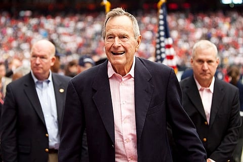 Former US President George H W Bush accused of sexual assault by woman actor