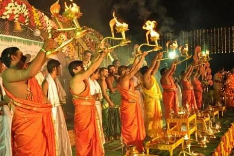 Telangana ghats all set for Krishna Pushkaralu beginning on Friday