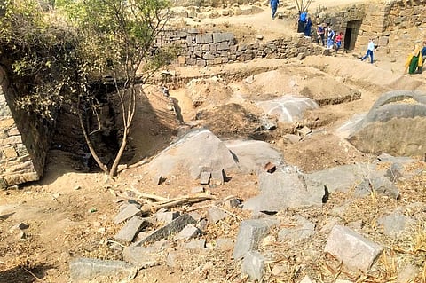 Why is the ASI building a toilet in the heart of Golconda Fort, ask activists