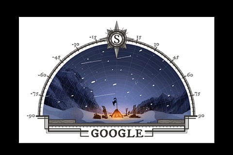 Google Doodle hails 105th year of Roald Amundsen’s South Pole conquest