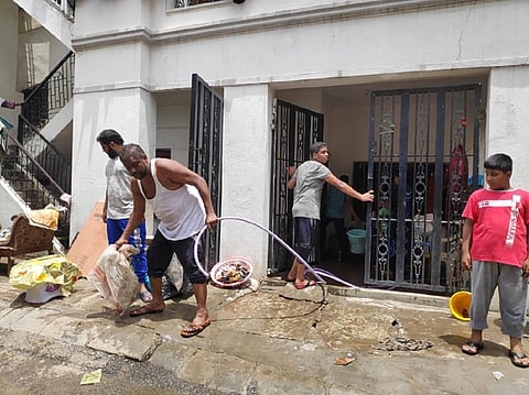 'The water had reached knee level': Bengaluru's HBR Layout wakes up to major flooding