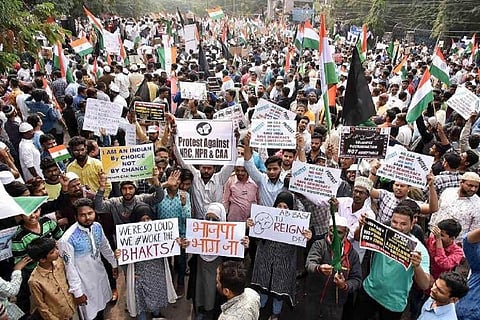 Million March in Hyderabad was attended by lakhs.