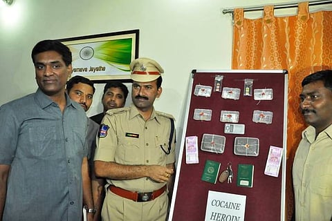 Two Nigerian nationals held by Hyd police for peddling cocaine and heroin