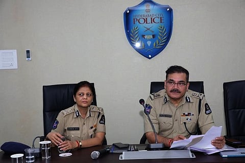 A file image of Hyderabad CP Anjani Kumar and other top cop