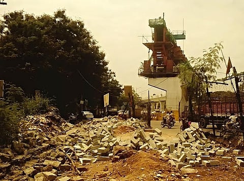 Dispute between ISKCON temple and Hyderabad municipality after 150-year-old wall demolished