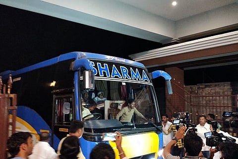 A night of high drama, Congress and JDS MLAs taken out of Bengaluru in buses