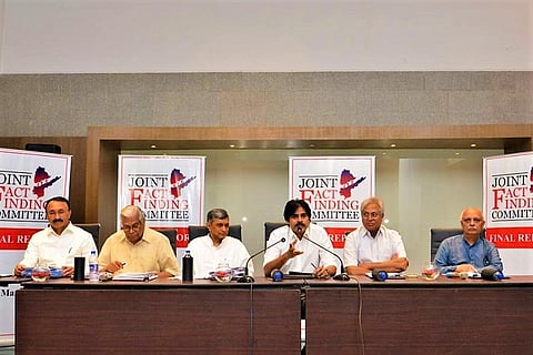 Pawan Kalyan's JFC releases report, demands special status to Andhra