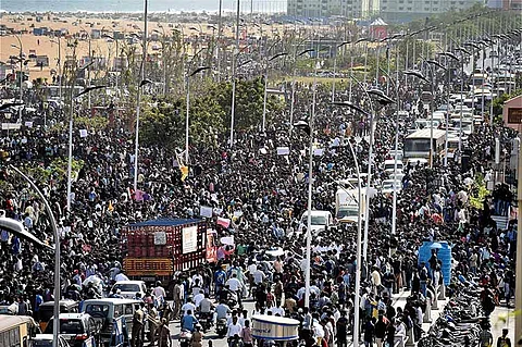 We do jallikattu, we take care of all: Volunteers distribute food and water to protesters