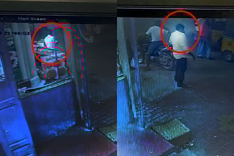 CCTV visuals of Bennix and Jayaraj shop.