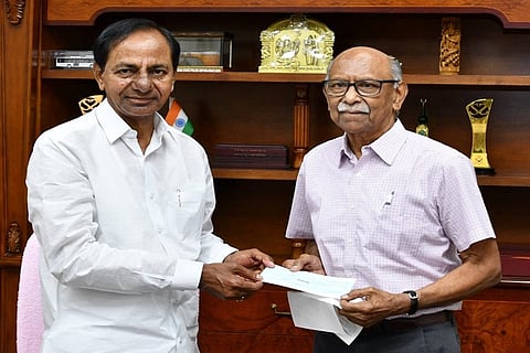 Gov staff donates Rs 48 crore, Satya Nadella's family Rs 2 crore to Telangana CM fund