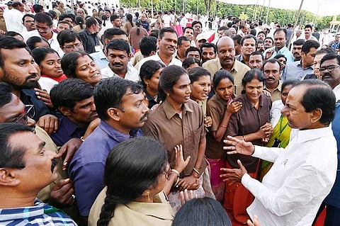 KCR's u-turn on RTC: Showers sops on employees, to pay them salary for strike period