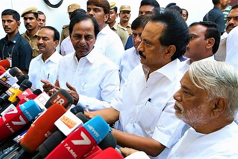 Andhra CM is my best friend, not averse to Congress in Federal Front, says KCR