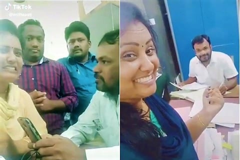 Telangana govt employees transferred after fun TikTok videos shot in office go viral
