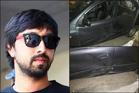 Tollywood director KS Ravindra booked for rash driving after ramming into car
