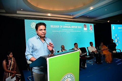 Telangana's IT exports grow by 9.32 per cent: KTR releases annual report
