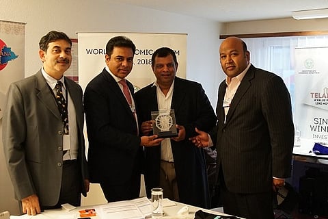 Telangana IT min KT Rama Rao hardsells T-Hub, state as investment destination at WEF