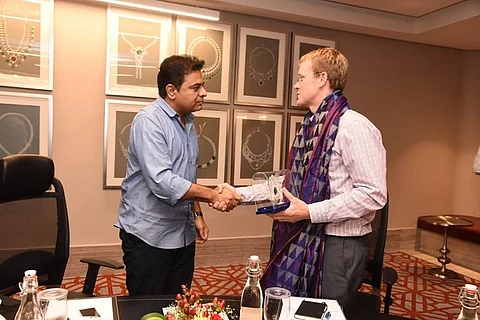 WhatsApp CEO meets KTR, Minister pitches for customer service operations center in Hyd