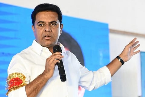 KTR hits out at AP CM Naidu, accuses him of blaming PM Modi to cover up his failings