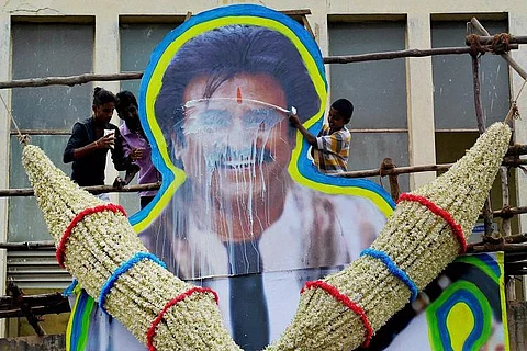 Kabali opens in Singapore to a sellout; Rajini cutouts garlanded, aarti performed