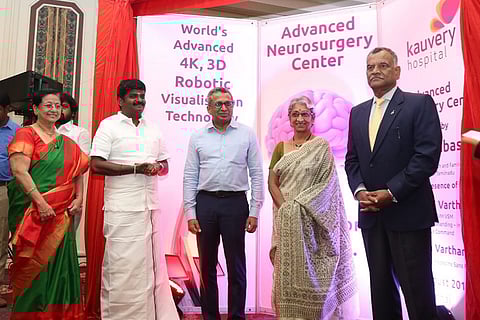 Kauvery Hospital launches advanced robotic technology to aid neurosurgery