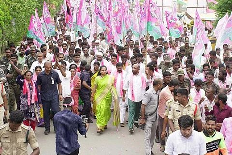 BRS leader K Kavitha