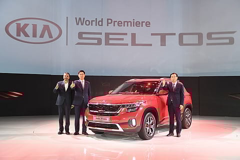 Seltos, Kia Motors' first car manufactured for India, rolls out of Andhra plant