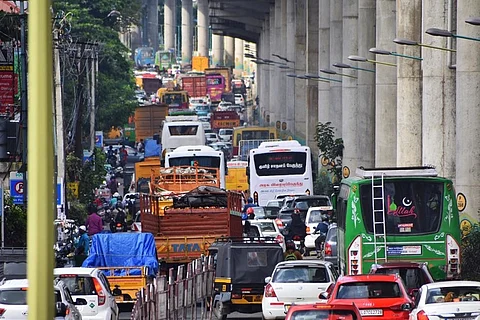Kochi motorists locked in massive traffic gridlock near busy junctions for hours