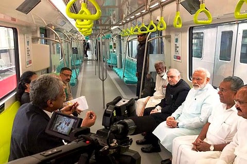 Why was BJP leader Kummanam on Kochi Metro with PM? Kerala minister wants probe