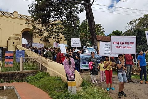 Development or destruction? Kodagu groups protest infrastructure projects in district