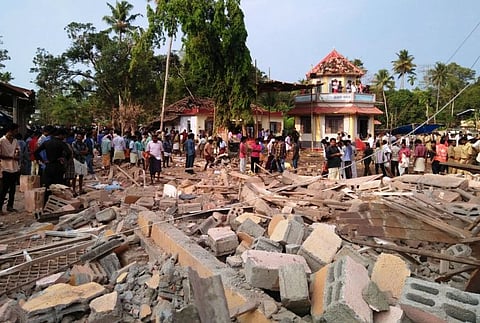 Pictures that show the extent of damage at Kollam temple fire