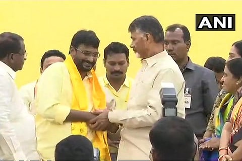 Former Andhra minister Murali Mohan joins TDP, CM Naidu welcomes him
