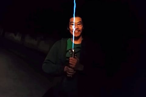 Video: This actual burning lightsaber is the coolest thing you will see