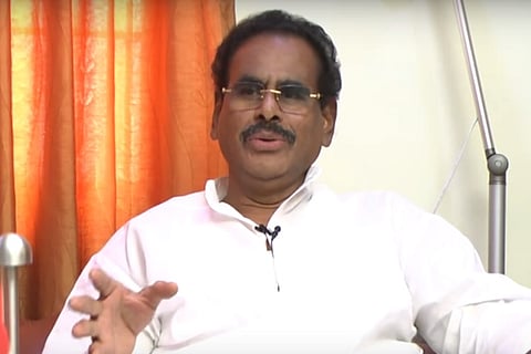 Sasikala's husband Natarajan praises EPS govt, says it will complete full term